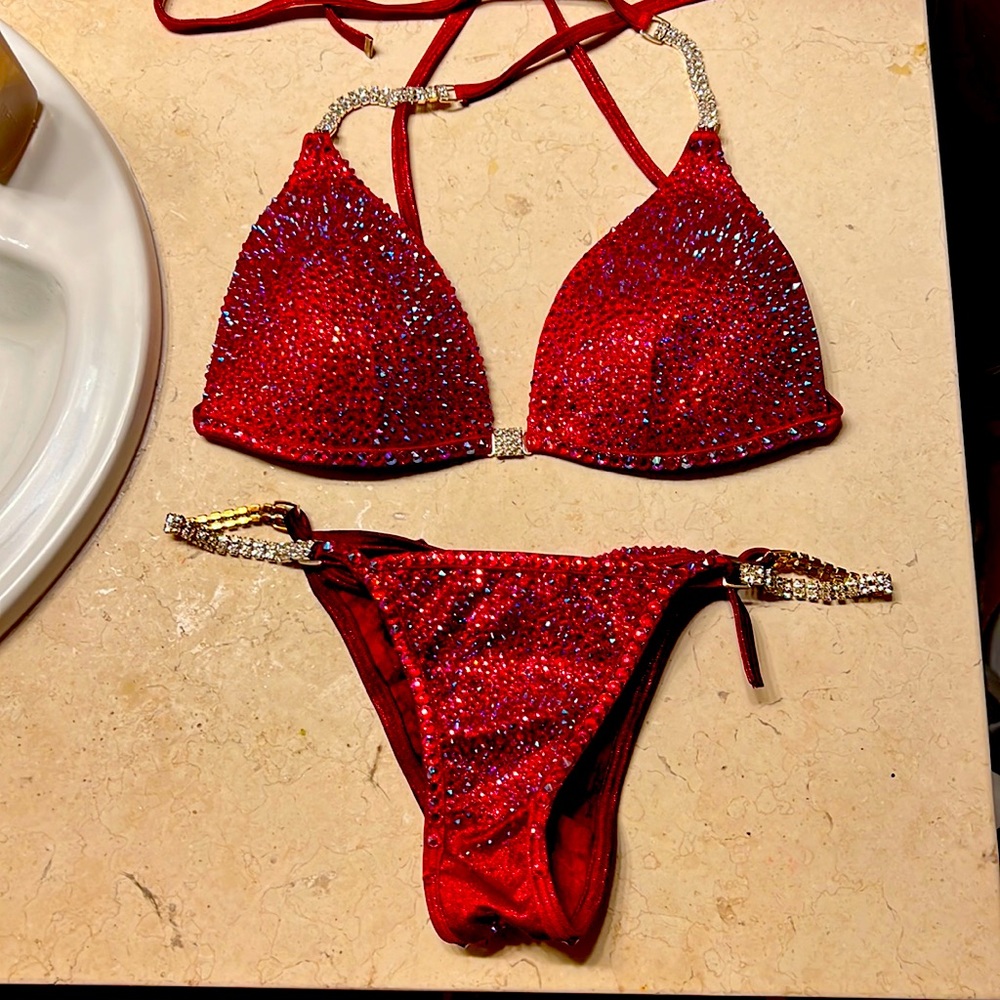 NPC IFBB OCB BIKINI CUSTOM ANGEL COMPETITION SUIT